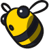 A plump bumble bee