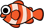 Orange fish swimming